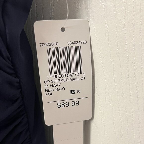 Sz 10 Anne Cole Women's Shirred Swimsuit - Picture 5 of 10